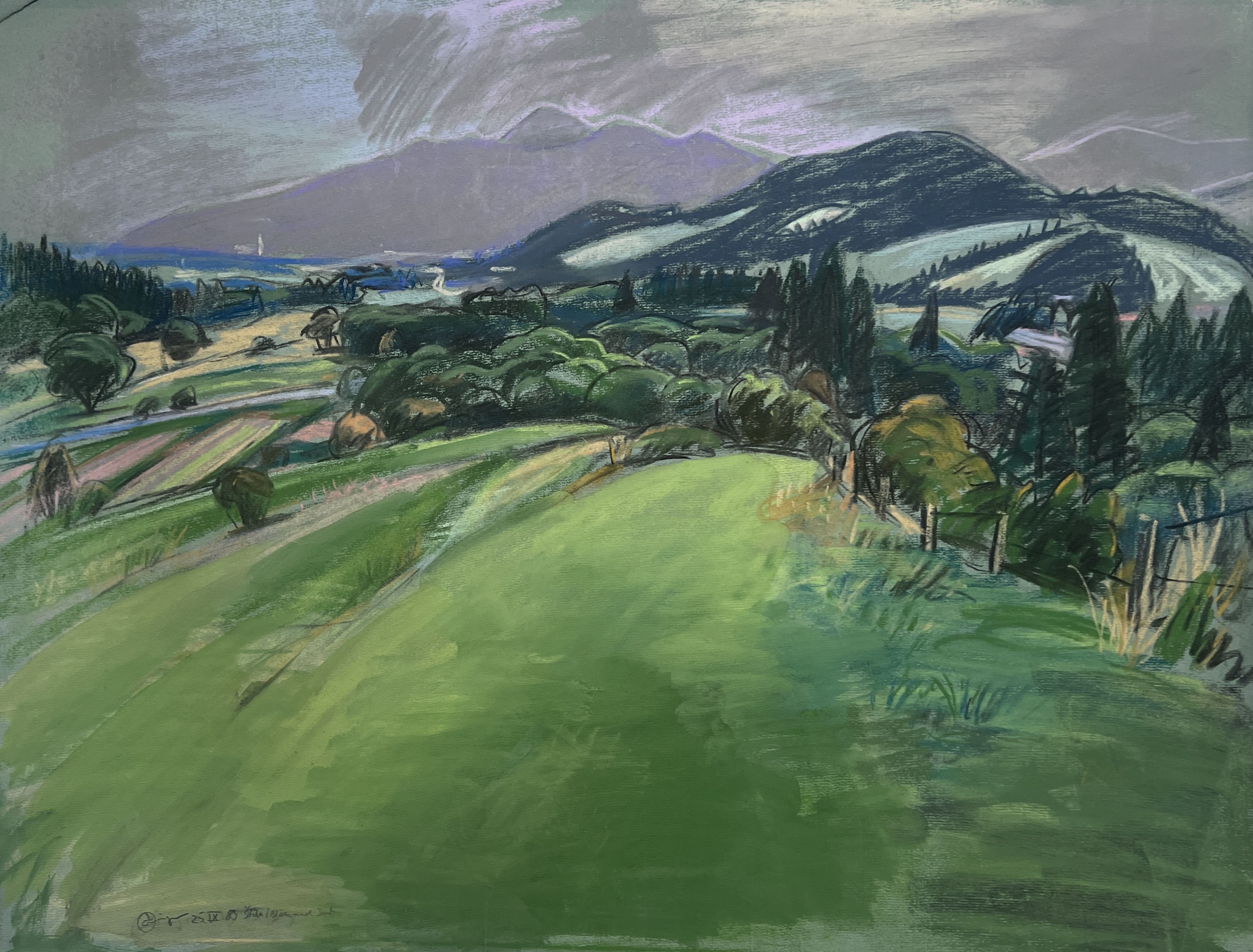 Blick von Stóla zur Niederen Tatra