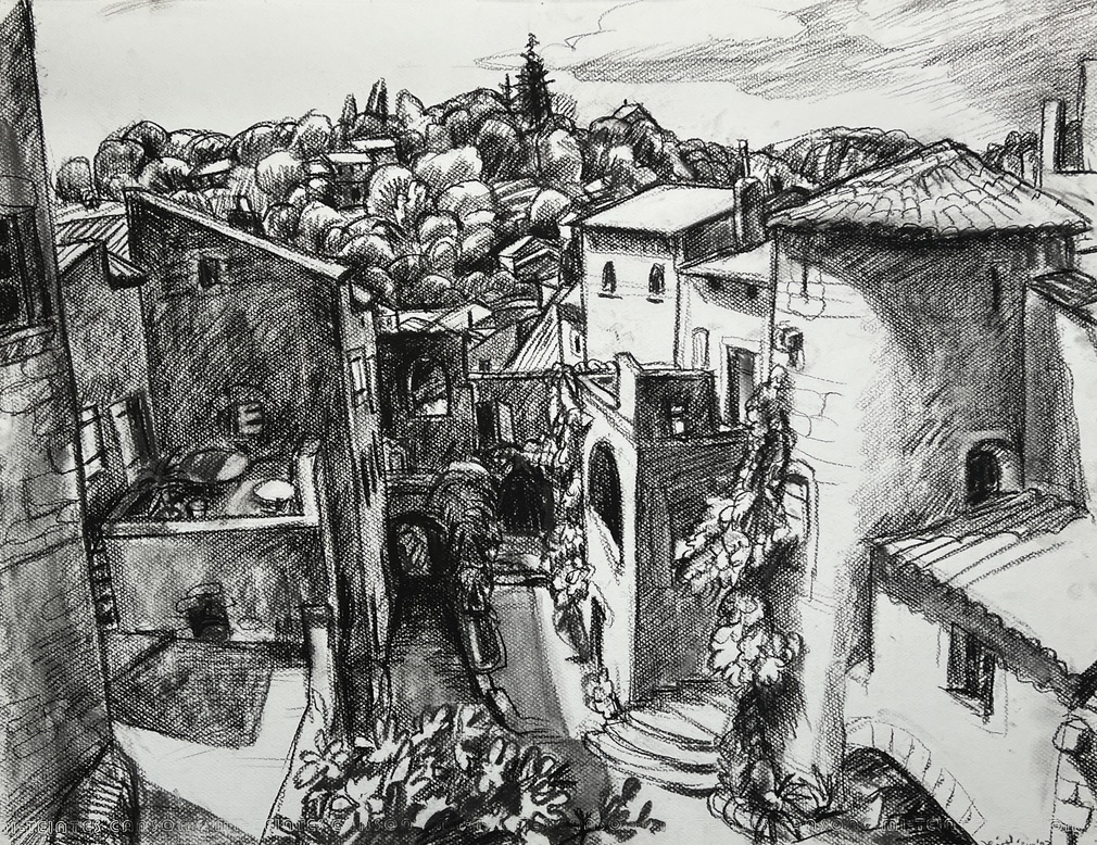 Frankreich - Alte Kirche in Balazuc