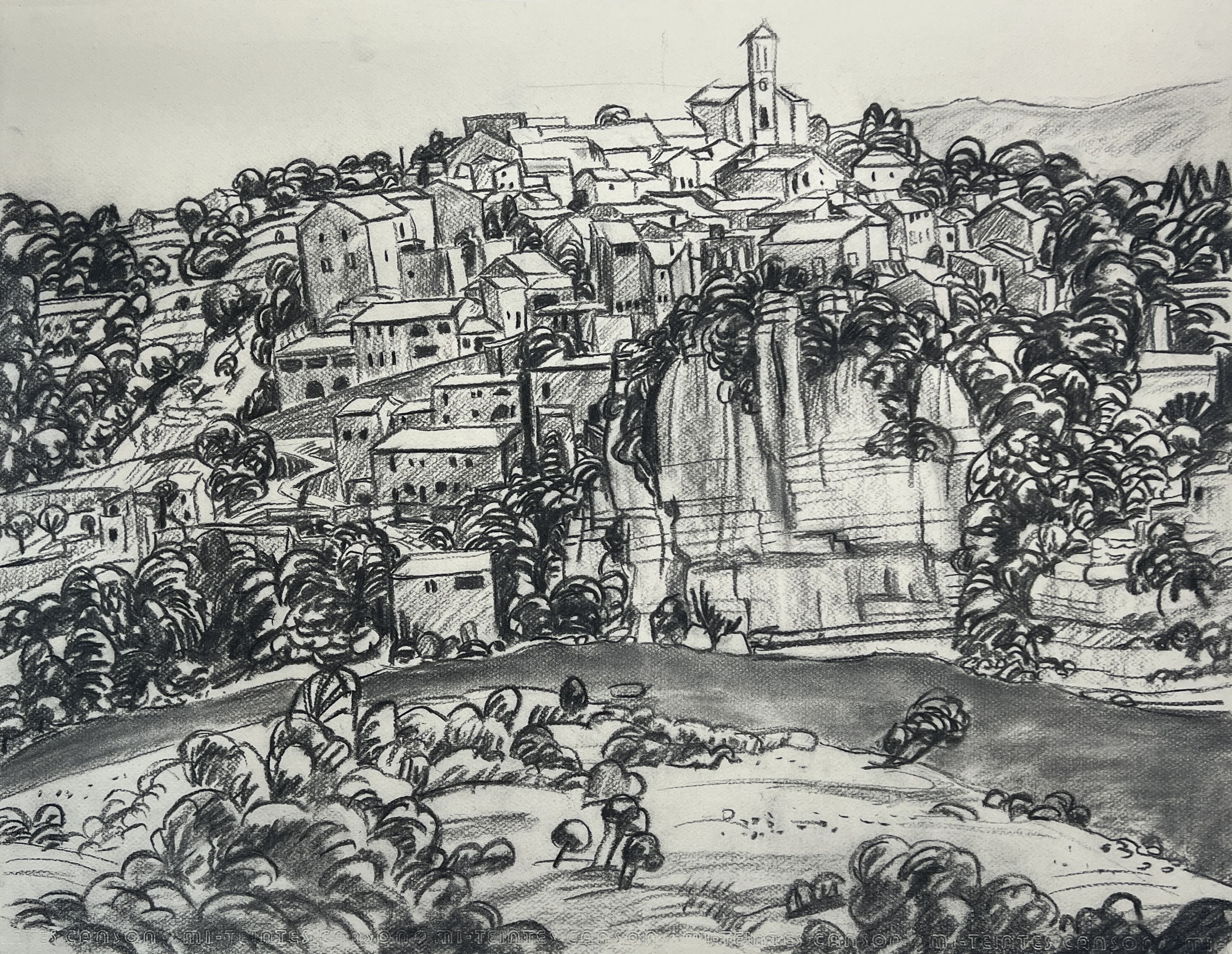 Frankreich - Blick auf Balazuc