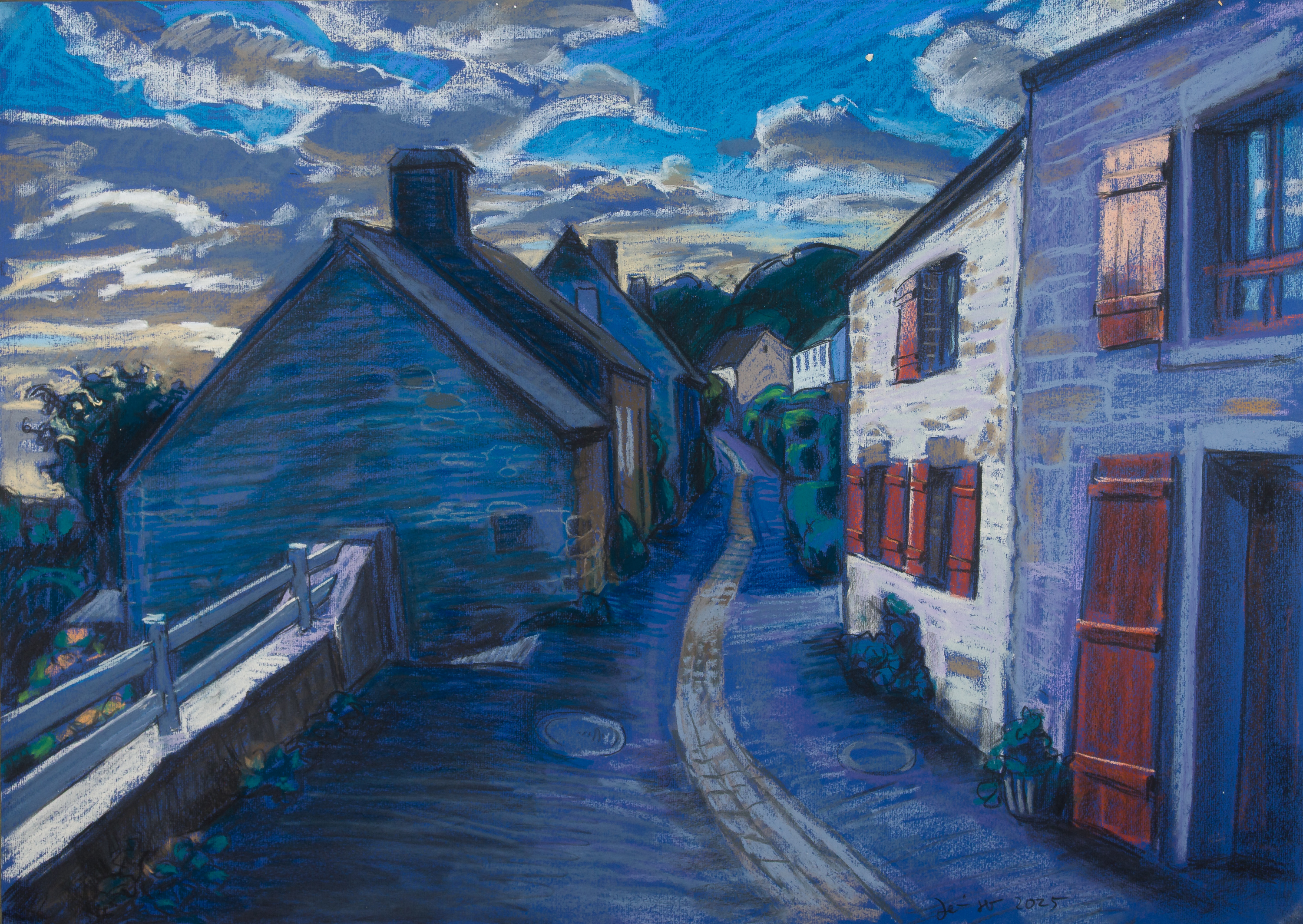 Normandie - Hameau Capel im Morgenlicht