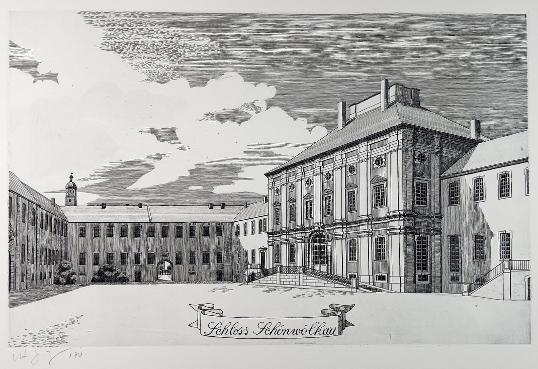 Innenhof Schloss Schönwölkau