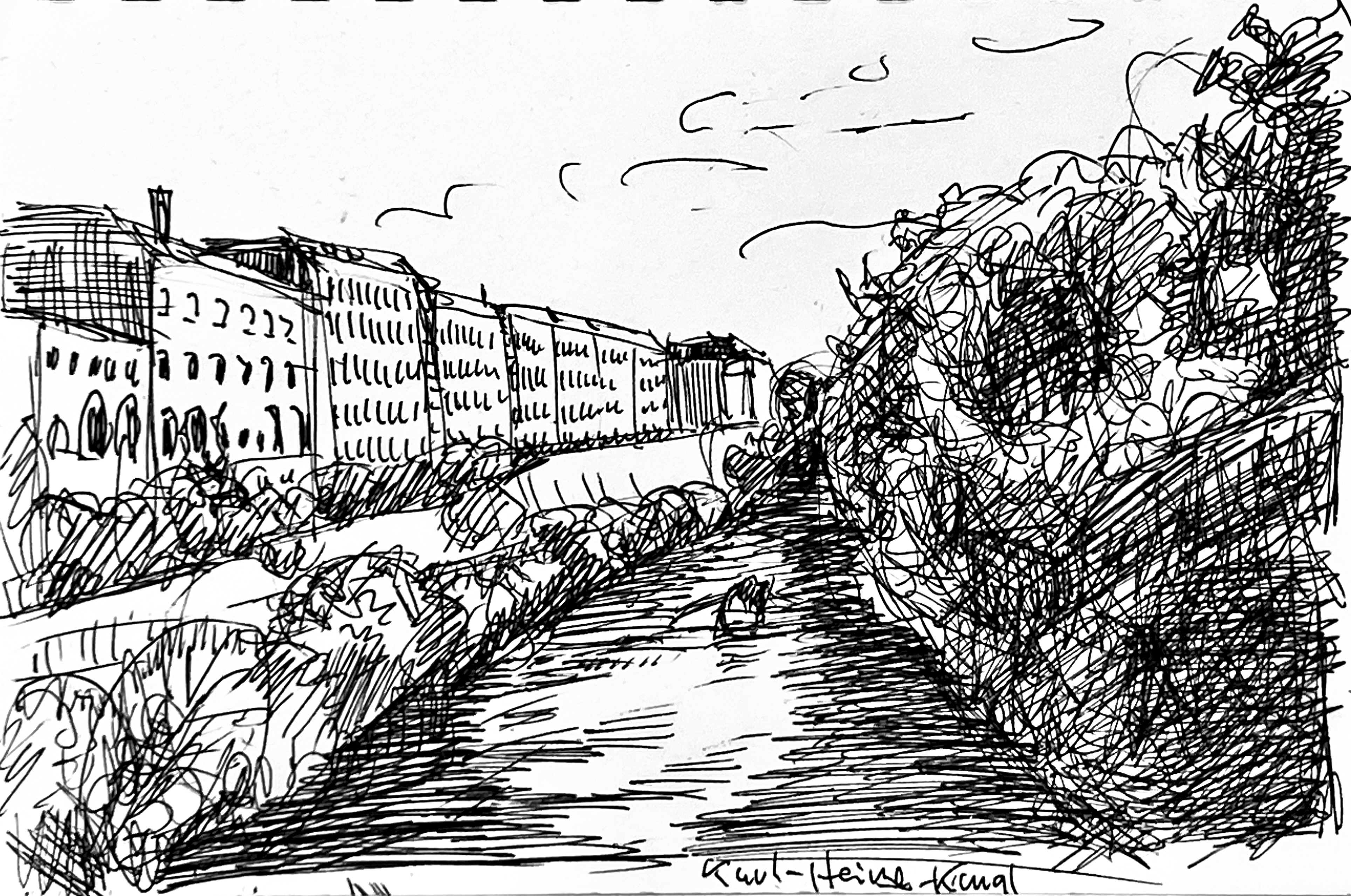 Karl-Heine-Kanal am Jahrtausendfeld