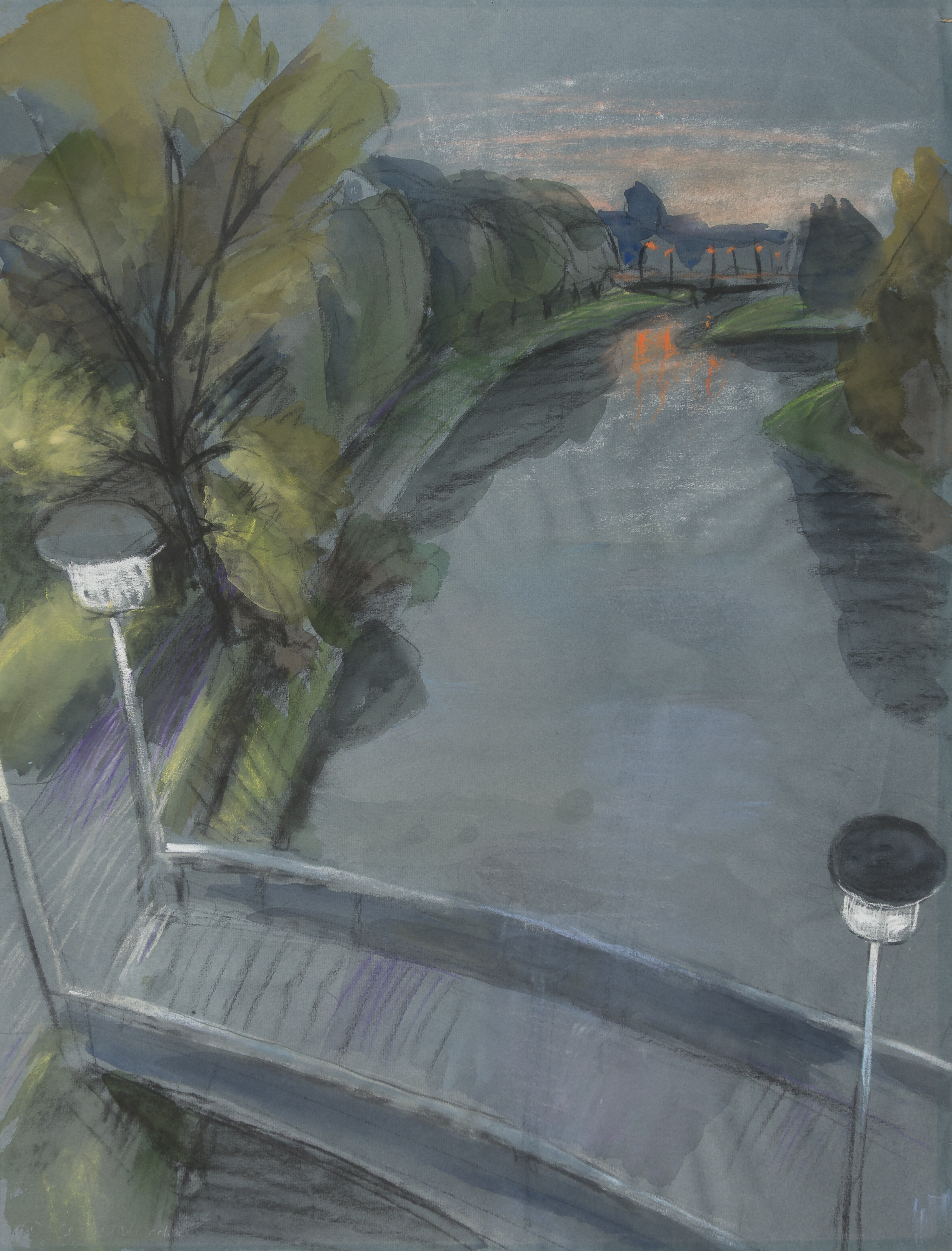 Leipzig - Elsterbecken an der Rennbahn