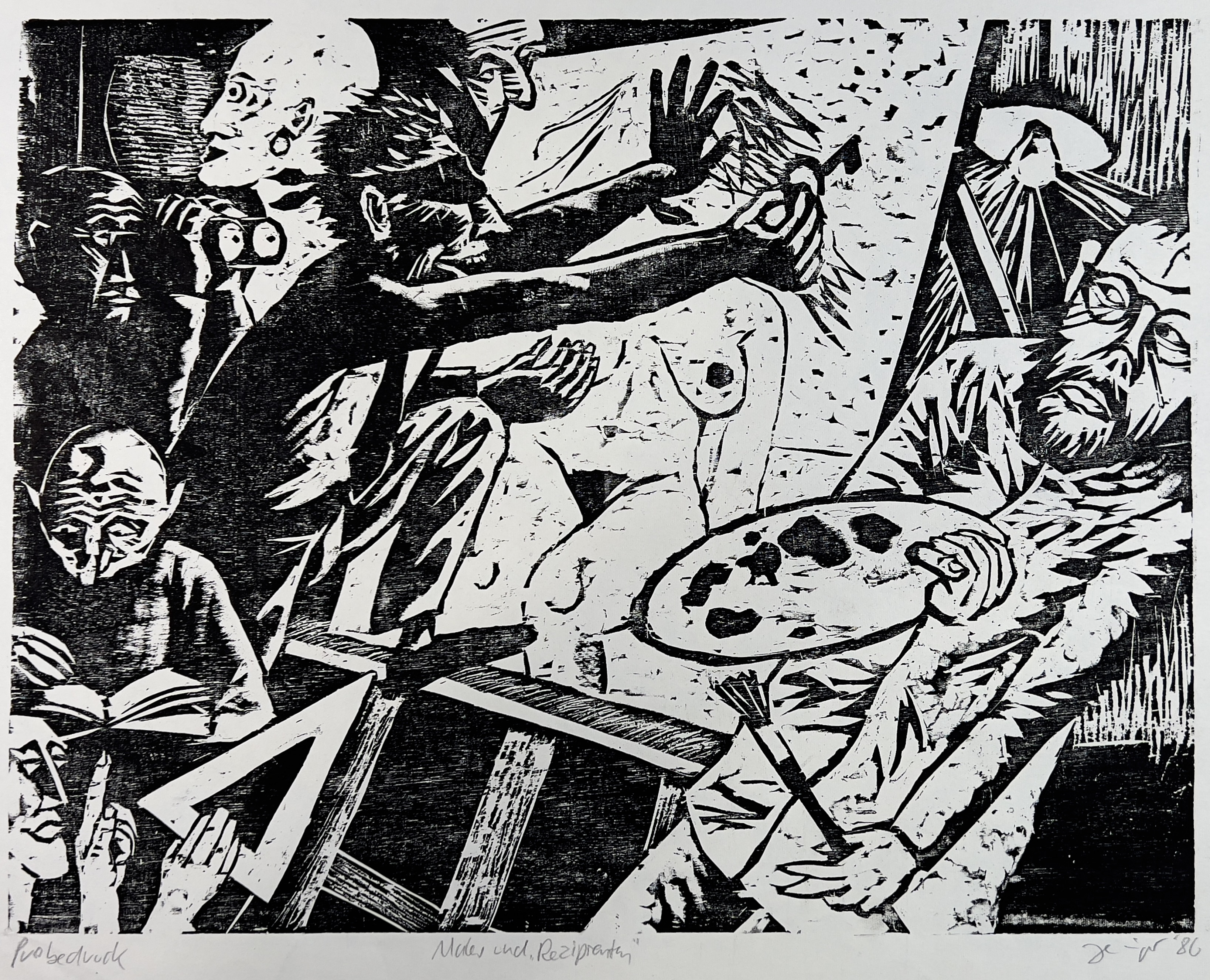 Maler und Rezipienten