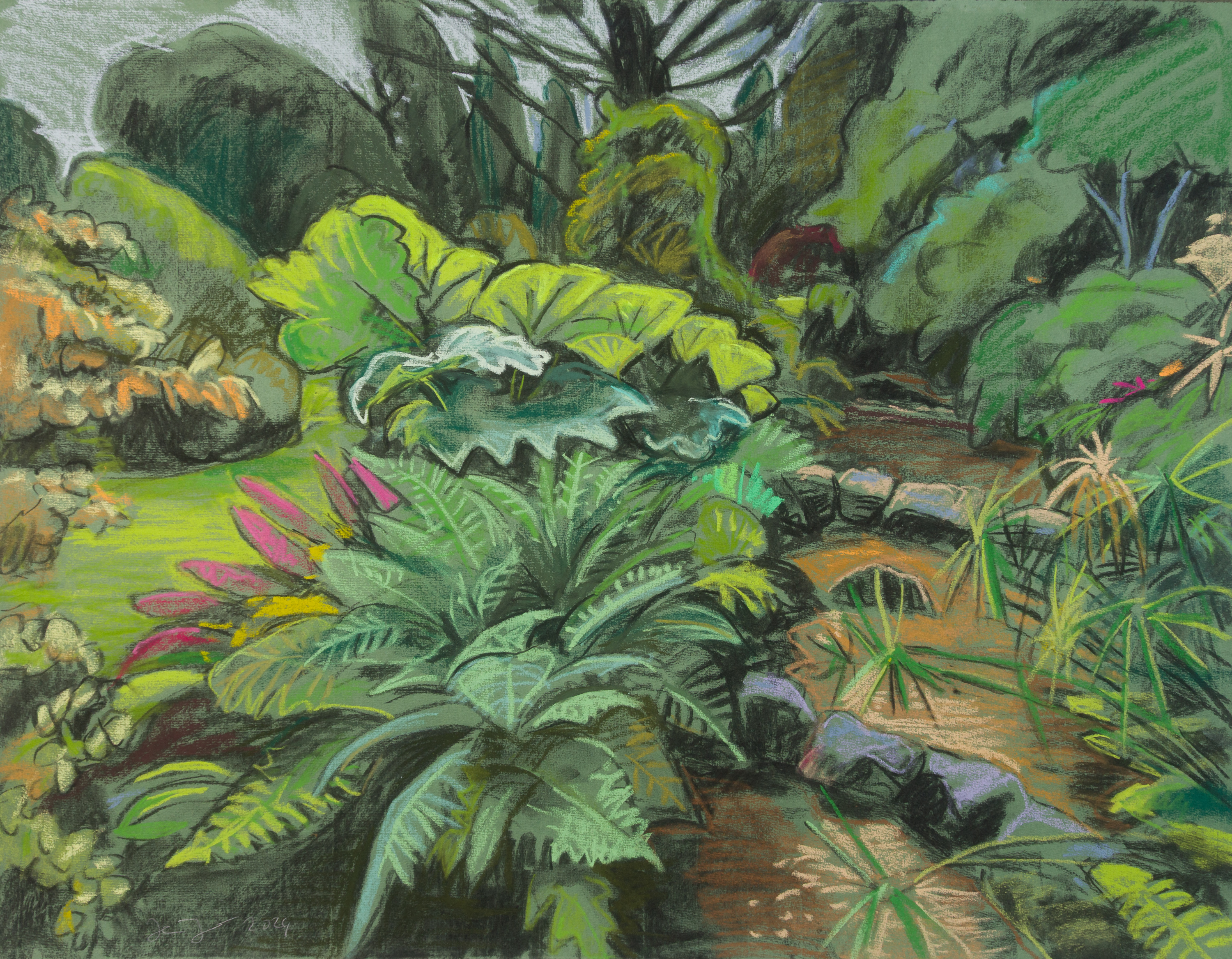 Normandie - Garten bei Danneville