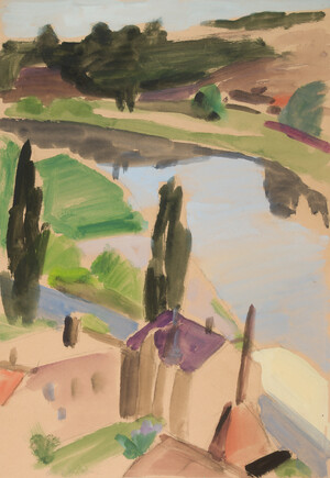 Elbtal von der Albrechtsburg aus