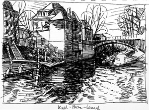 Karl-Heine-Kanal an der Erich-Zeigner-Allee