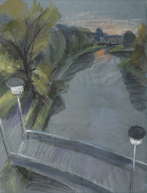 Leipzig - Elsterbecken an der Rennbahn