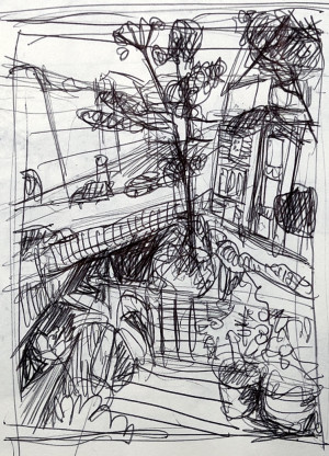 Leipzig Jacobstraße und Elstermühlgraben