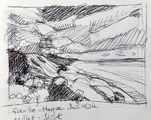 Normandie - Greville-Hague Milletblick