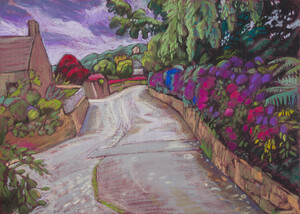 Normandie - Hortensien in Omonville