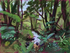 Normandie - Waldstück in Le Hague